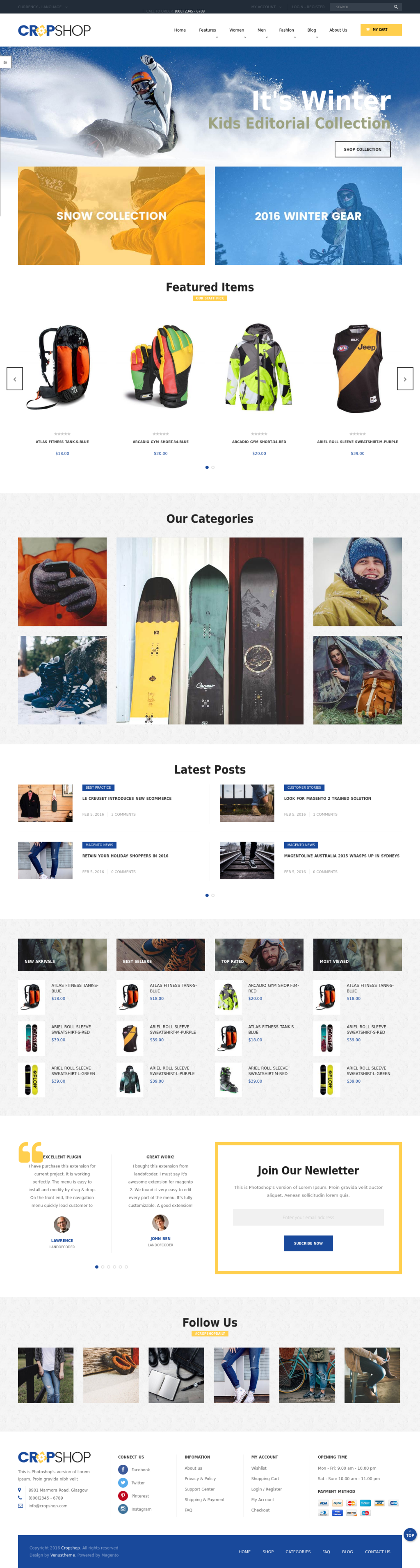 Magento 2 Bootstrap themes